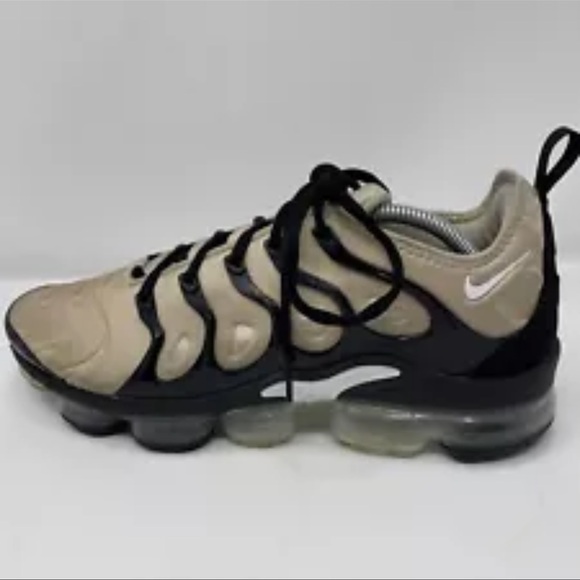 Nike Air Vapormax Plus Men’s Size 10.5 Rattan White Khaki Brown Black DX3720-200 - Picture 5 of 14